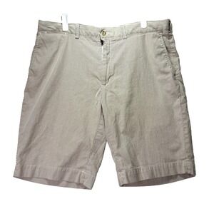 Polo Ralph Lauren Shorts Mens 38 Pinstripe Seersucker Classic Lightweight Preppy